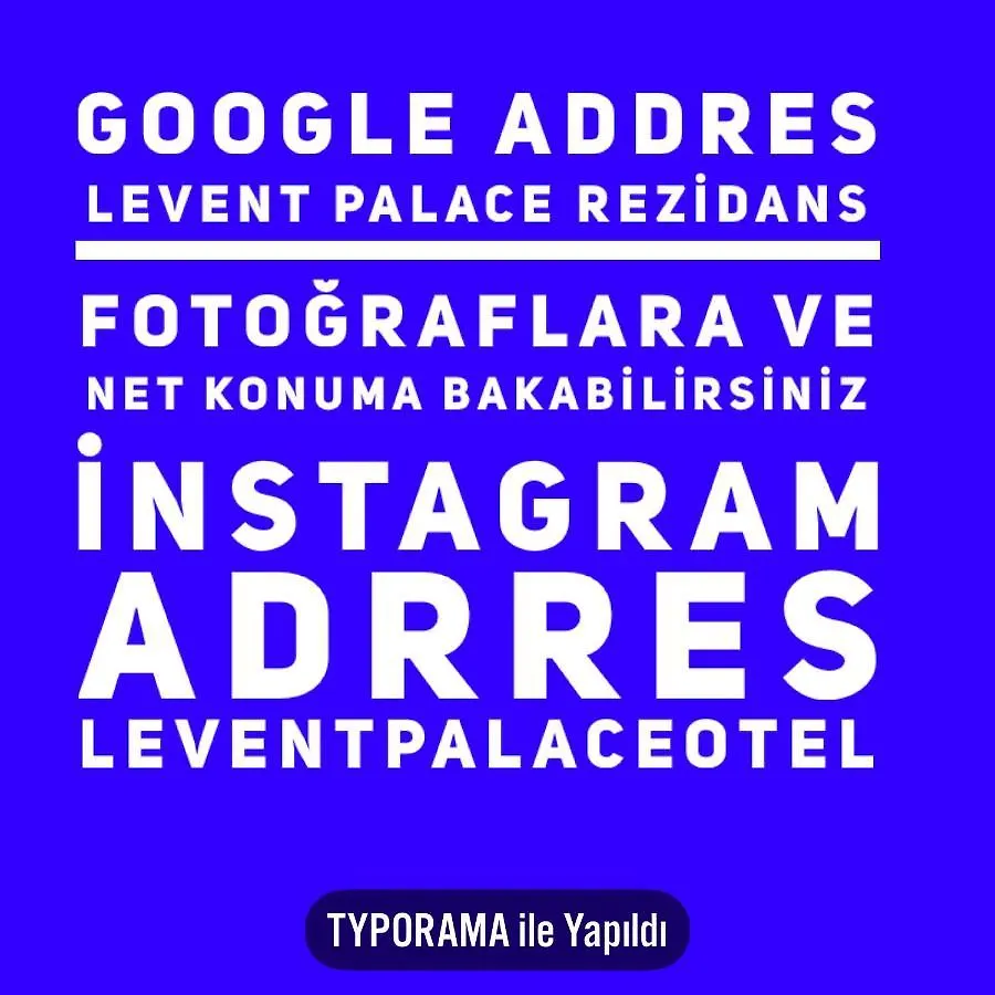 Levent Palace Otel stdyo Estambul Turquía